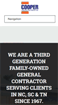 Mobile Screenshot of cooperconst.com